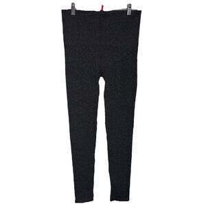 Spanx High Rise Large Leggings Heather Grey Compression Gym Activewear